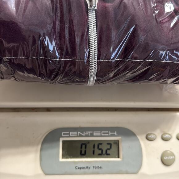 Catherines women’s size 1X 18/20W full zip eggplant jacket pockets long sleeve - Picture 6 of 10